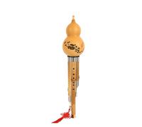Hulusi Removable Real Gourd Ethnic Musical Instrument For Beginners To Learn Cucurbit Flute In C Flat And B Flat (Color : Bb key)