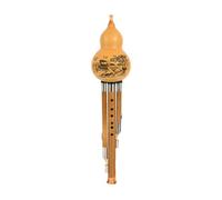 Hulusi Removable Real Gourd Ethnic Musical Instrument For Beginners To Learn Cucurbit Flute In C Flat And B Flat (Color : C key)