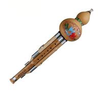 Hulusi Woodwind Instrument Gourd Cucurbit Flute Chinese Handmade Hulusi Ethnic Musical Instrument Key Of BB/C With Case For Beginner(A,Bb)