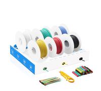HuLuWa 16 AWG 1.3mm² Silicone Wire Kit, 6 Colours, 26.25 ft