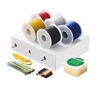 HuLuWa 22 AWG 0.35mm² Silicone Wire Kit, 5 Colours, 26 ft