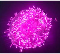 HULX LEDs Christmas Fairy Lights - 3m 30LED Pink Battery Operated Indoor/Outdoor Twinkle Tree String Lights