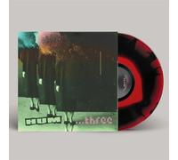 HUM - Three - heavyweight red & black 'ink spot' vinyl LP limited to 300 copies