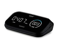 Huma-i Smart (HI-300) CO2, VOC, PM2.5, PM10, PM1.0, Temperature and Humidity Monitor. App IOS and Android. Sensors made in Switzerland. Export data to computer. Alarm, Notifications and much more.