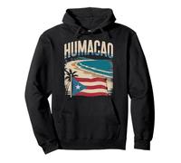 Humacao Puerto Rico Palm Tree City Travel Pullover Hoodie