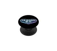 Human 2.0 Biohacking Biohacker Upgrade Longevity Futuristic PopSockets Adhesive PopGrip