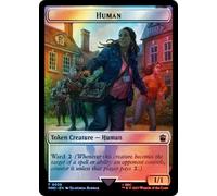 Human (#38) // Beast Token (Surge foil) | Universes Beyond: Doctor Who