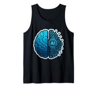 Human AI Brain Artificial Intelligence Engineer Specialist Tank Top
