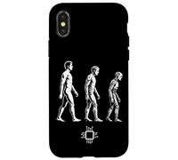 Human AI Evolution Artificial Intelligence Robot Graphic Case for iPhone X/XS