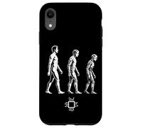 Human AI Evolution Artificial Intelligence Robot Graphic Case for iPhone XR