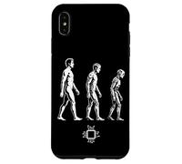 Human AI Evolution Artificial Intelligence Robot Graphic Case for iPhone XS Max