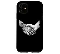 Human AI Robot Handshake Artificial Intelligence Engineer Case for iPhone 11