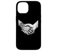 Human AI Robot Handshake Artificial Intelligence Engineer Case for iPhone 14