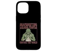 Human Alien Illuminati Conspiracy Theory Shapeshifting UFO Case for iPhone 15