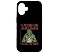 Human Alien Illuminati Conspiracy Theory Shapeshifting UFO Case for iPhone 16