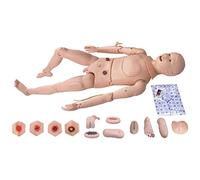 Human Anatomical Nursing Model 170Cm Multi-Functional Patient Care Simulator PVC First Aid Trauma Nursing Manikin with B