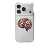 Human Anatomy Brain Colorful Brain Cute Phone Case Compatible for iPhone 17/Air/Pro/Pro Max Slim Fit Shockproof TPU Phone Cover