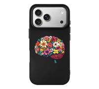 Human Anatomy Brain Colorful Brain Cute Phone Case Compatible for iPhone 17/Air/Pro/Pro Max Slim Fit Shockproof TPU Phone Cover