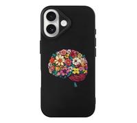 Human Anatomy Brain Colorful Brain Cute Phone Case Compatible for iPhone 17/Air/Pro/Pro Max Slim Fit Shockproof TPU Phone Cover