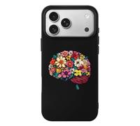 Human Anatomy Brain Colorful Brain Cute Phone Case Compatible for iPhone 17/Air/Pro/Pro Max Slim Fit Shockproof TPU Phone Cover