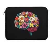 Human Anatomy Brain Colorful Brain Laptop Case Sleeve Bag 12inch Durable Shockproof Protective Computer Carrying Cover Briefcase
