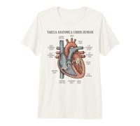 Human Anatomy Heart Diagram Cardiovascular System Premium T-Shirt
