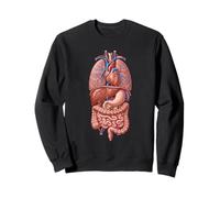 Human Anatomy Internal Organs Biology Art Sweatshirt