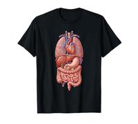 Human Anatomy Internal Organs Biology Art T-Shirt