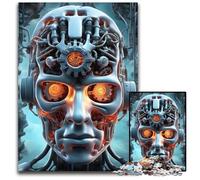 Human And MachineJigsaw Puzzles for Adults 1000 Piece Challenging Puzzles Challenging Brain Teaser for Teenagers Family Game Night Fun 1000 PCS(75x50cm)