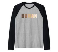 Human Anti Racism Black Lives Matter History Month Equality Raglan Baseball Tee