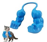 Human Arm for Cats, Funny Cat with Muscular Arms, 3D Printed Cat's Neck Arm with Muscle, Creative Play Accessory With Interactive Design, for Pet Dress-Up, Cosplay, Parties & Photos (Blue)