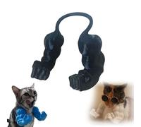 Human Arm For Cats, Funny Cat with Muscular Arms, Realistic Human Arms for Cat, Kitten Interactive Toy Creative Decoration Props For Birthdays Play (Black)