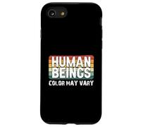 Human Beings Color May Vary Fun Eracism Anti-Racism Equality Case for iPhone SE (2020) / 7/8