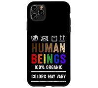 Human Beings Colors May Vary Black Lives Matter BLM Pride Case for iPhone 11 Pro Max