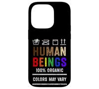 Human Beings Colors May Vary Black Lives Matter BLM Pride Case for iPhone 14 Pro
