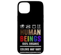 Human Beings Colors May Vary Black Lives Matter BLM Pride Case for iPhone 15 Plus
