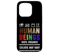 Human Beings Colors May Vary Black Lives Matter BLM Pride Case for iPhone 15 Pro