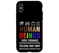 Human Beings Colors May Vary Black Lives Matter BLM Pride Case for iPhone X/XS