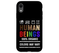 Human Beings Colors May Vary Black Lives Matter BLM Pride Case for iPhone XR