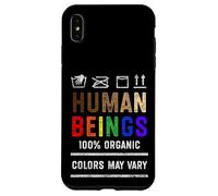 Human Beings Colors May Vary Black Lives Matter BLM Pride Case for iPhone XS Max