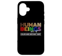 Human Beings Colors May Vary Equality Diversity Pride Case for iPhone 16