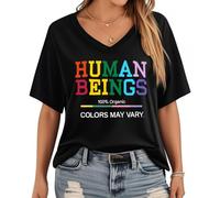 Human Beings Colors May Vary Human Rights Equality Shirt, Humans Rights T-Shirt, Unisex LGBT Shirts V Neck