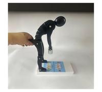 Human Body Bending Weight Lifting Spine Force Demonstration Model, Lumbar Spine Protection Model, Spine Force Teaching Aid(Black)