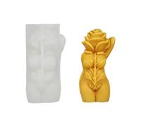 Human Body Candle Molds Rose Mushroom Body Silicone Mould Plaster Molds Handmade Scented Candle Molds Ornament Molds,Epoxy Resin Accessories