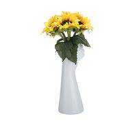 Human Body Ceramic Hand Vase Arm Body Shaped Small Flower vase Modern Aesthetic Decorative White Ceramic vases Tabletop White Arm vase for Home Office Decoration
