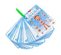 Human Body Flash Cards - 11x8cm Body Parts Learning Flash Card | 36X Fun Learning And Educational Cads | 3 Years Old+ | 3x3.15 Inches |Children Cognitive Education Card For Beginner Reading