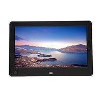 Human Body Induction, 10 In Led Hd Electronic Photo Frame, Automatic Playback, Multi-Function Advertising Machine, Slide Show, Usb Interface (Black)
