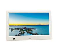 Human Body Induction, 10 In Led Hd Electronic Photo Frame, Automatic Playback, Multi-Function Advertising Machine, Slide Show, Usb Interface (White)
