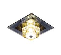 Human Body Induction ted LED Downlight Aisle Lighting Smart Downlights Recessed Crystal Ceiling Light 3W,5W Bright Energy Saving Down Lights High Brightness,Warm Light_5W