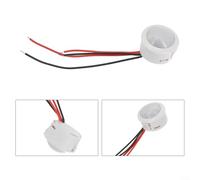 Human Body Infrared Sensor Automatic Light Switch with Motion Detection Energy Saving Light Control for Indoor and Outdoor Use Adjustable Sensor Sensitivity for Installation (DC12-24V)